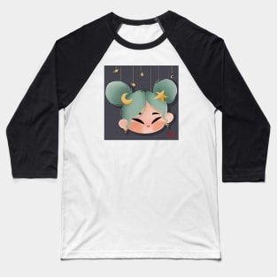 Space Girl Baseball T-Shirt